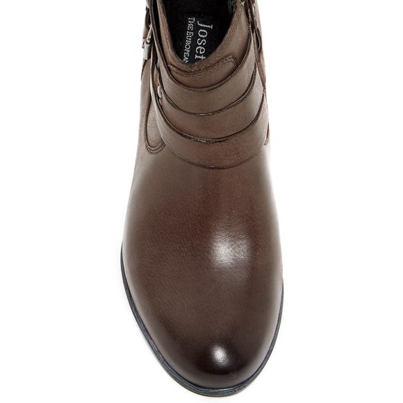 Josef Seibel New BRITNEY 50 Comfort Boots 41/10 Brown Black Ombre Leather Bootie - Picture 3 of 16